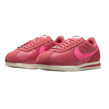 Pink - Lifestyle - Nike Womens-Ladies Cortez Suede Trainers
