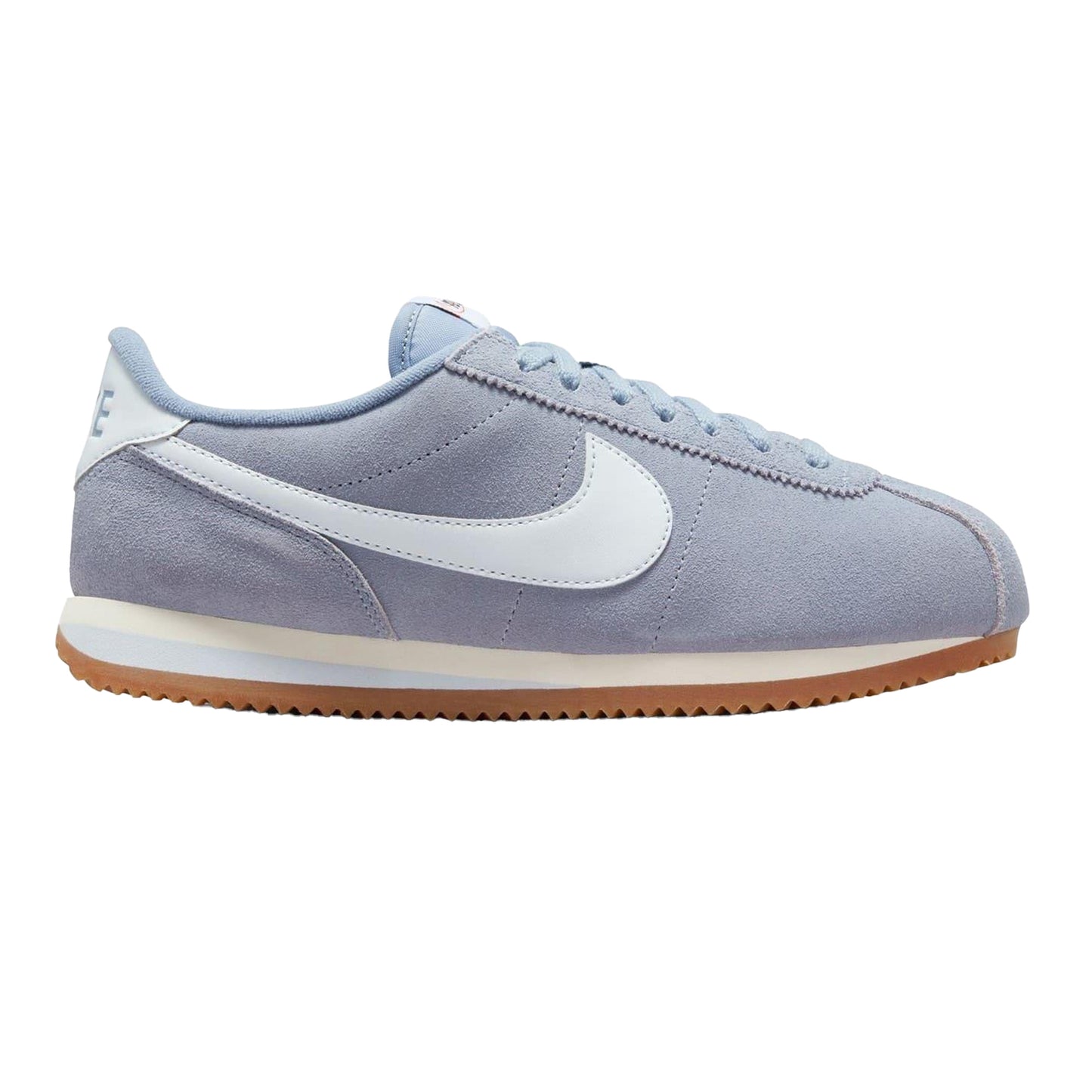 Slate - Front - Nike Womens-Ladies Cortez Suede Trainers