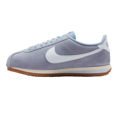 Slate - Side - Nike Womens-Ladies Cortez Suede Trainers