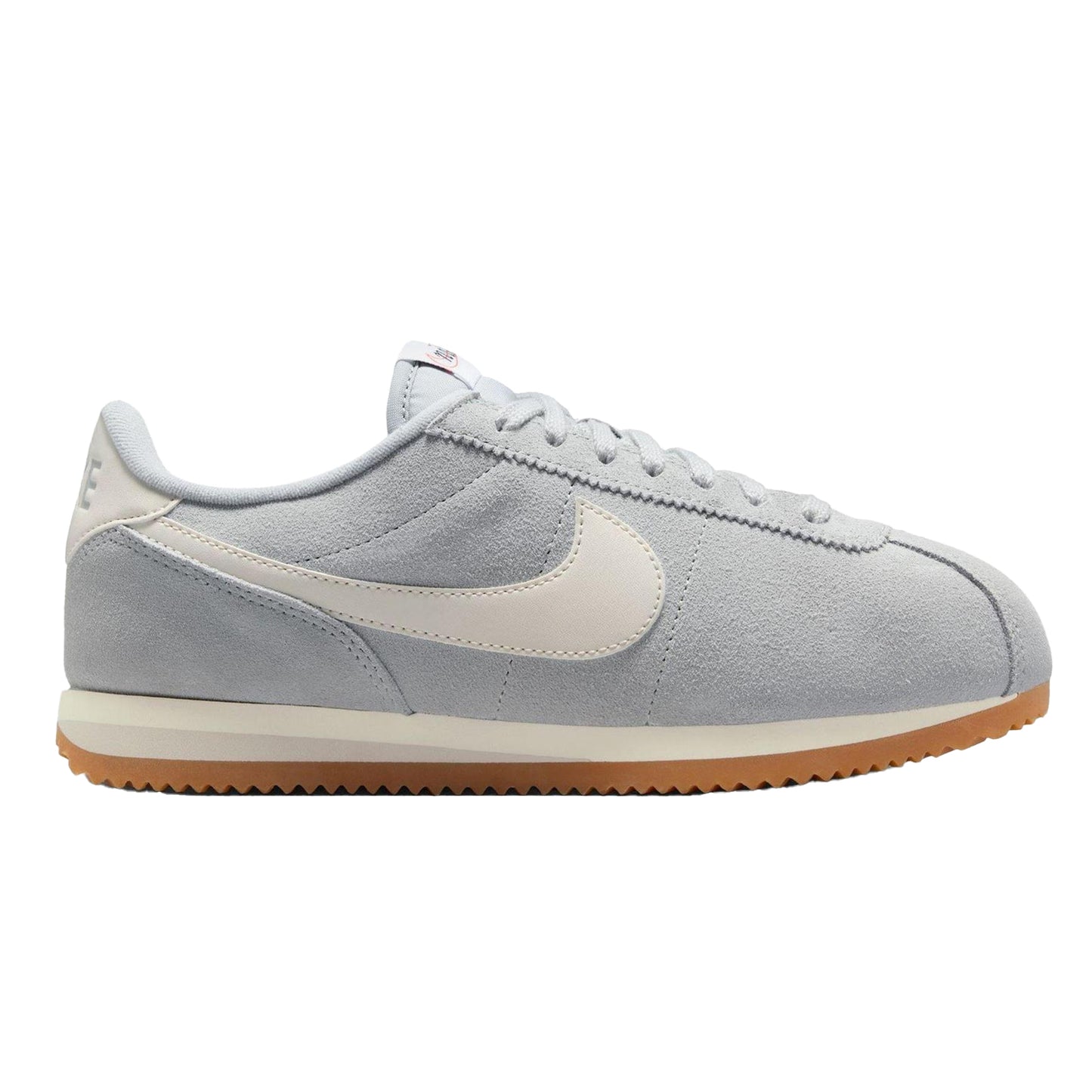 Smoke Grey - Front - Nike Womens-Ladies Cortez Suede Trainers