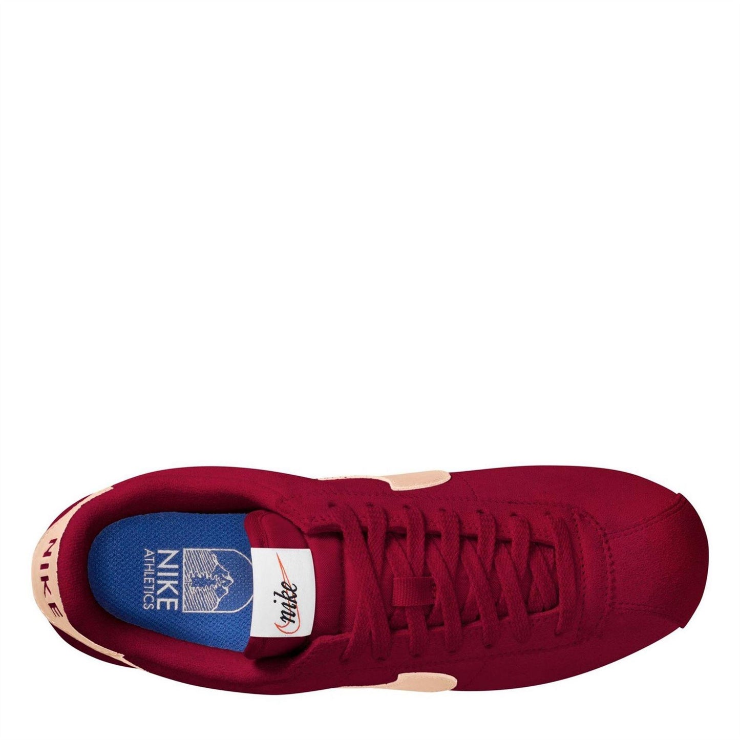 Team Red-Pink - Lifestyle - Nike Womens-Ladies Cortez Suede Trainers
