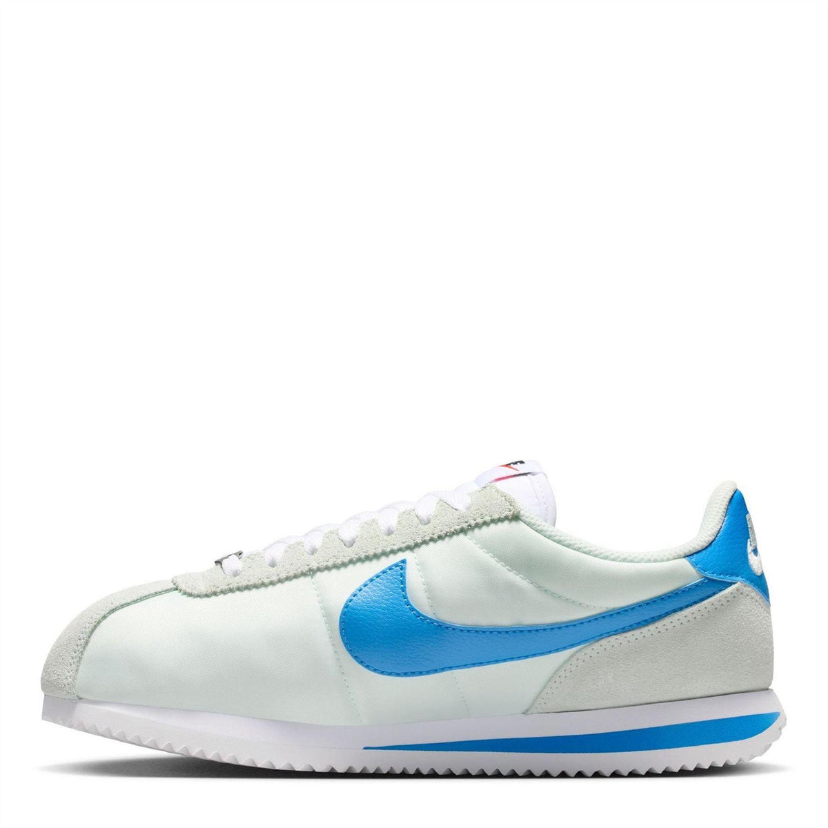 Barley Green - Front - Nike Womens-Ladies Cortez Suede Trainers