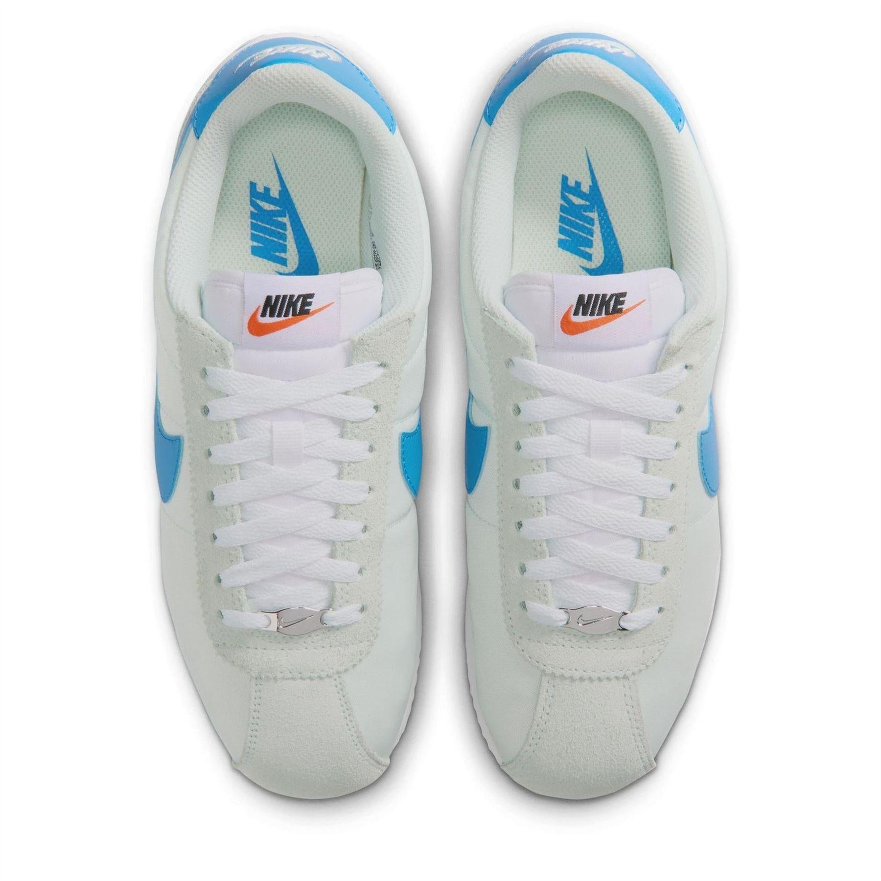 Barley Green - Lifestyle - Nike Womens-Ladies Cortez Suede Trainers