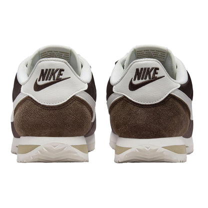 Brown - Back - Nike Womens-Ladies Cortez Suede Trainers