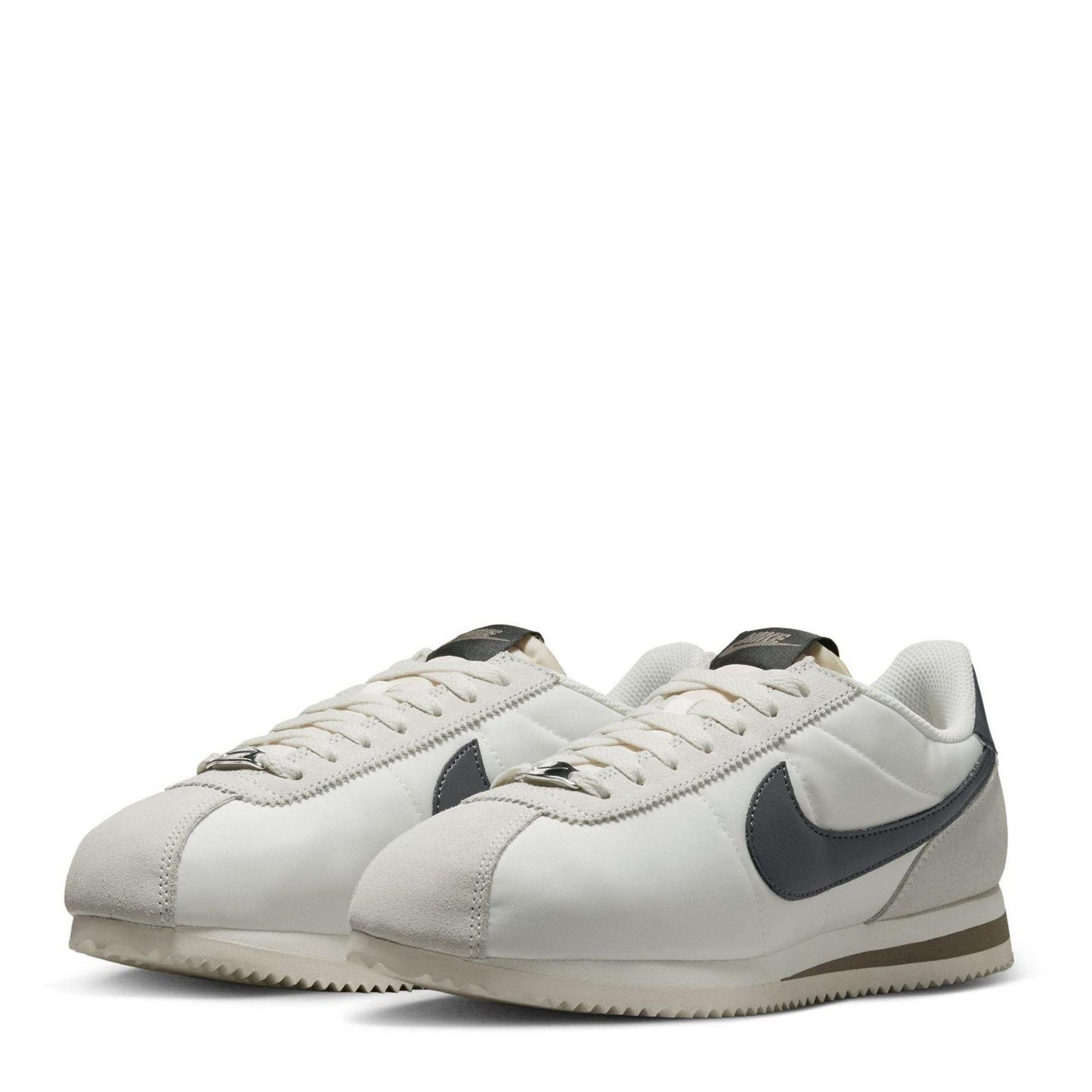 Phantom-Noir - Side - Nike Womens-Ladies Cortez Suede Trainers