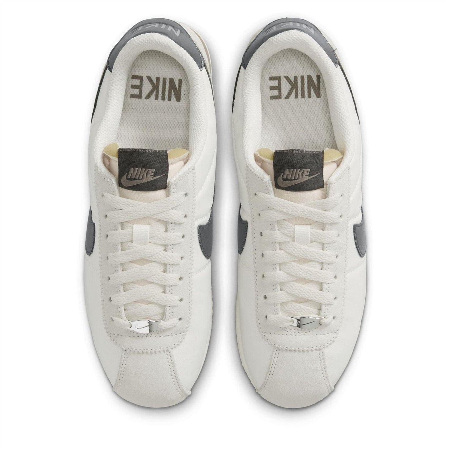 Phantom-Noir - Pack Shot - Nike Womens-Ladies Cortez Suede Trainers