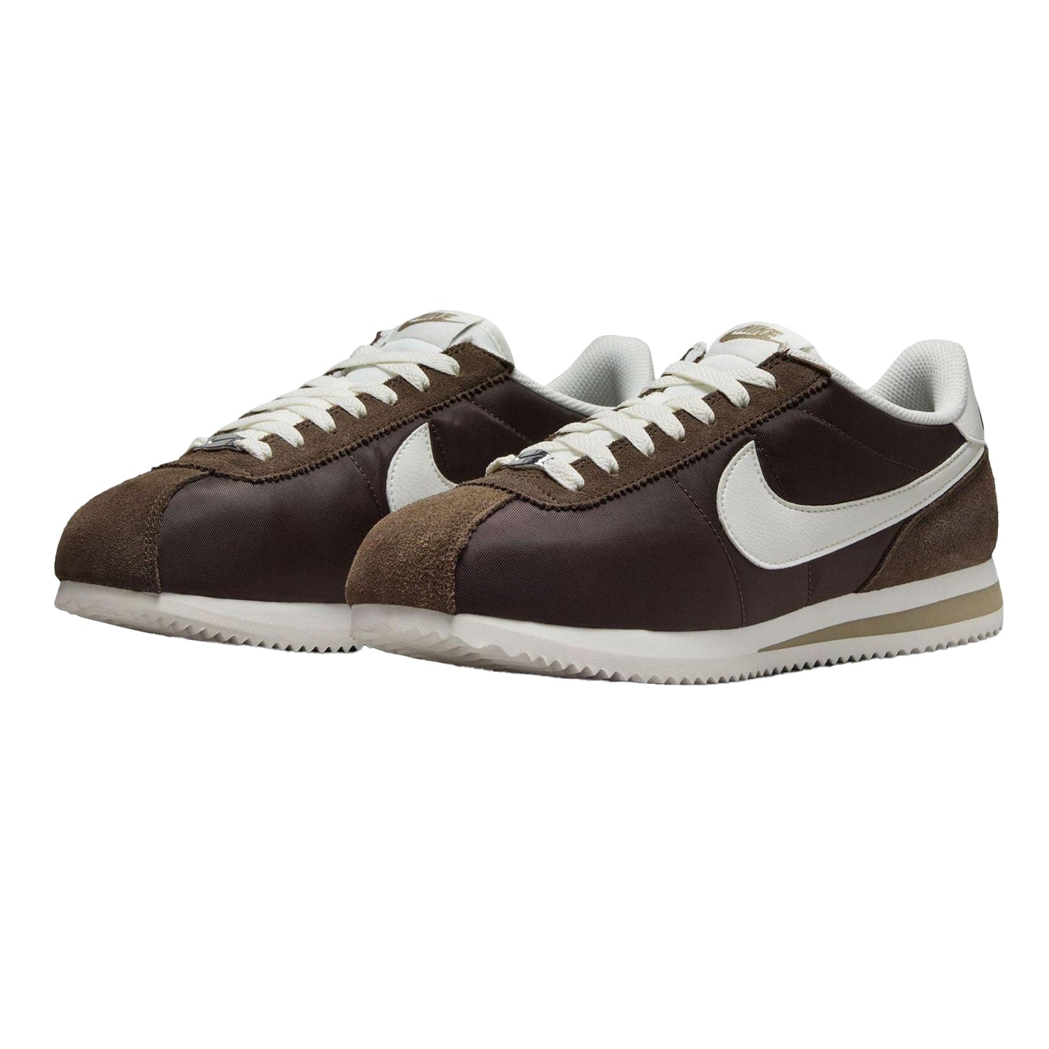 Brown - Lifestyle - Nike Womens-Ladies Cortez Suede Trainers