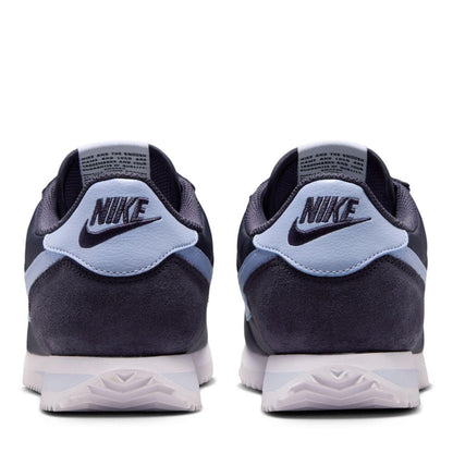 Navy-White - Lifestyle - Nike Womens-Ladies Cortez Suede Trainers