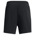 Black - Back - Under Armour Girls Rival Terry Cross Front Shorts