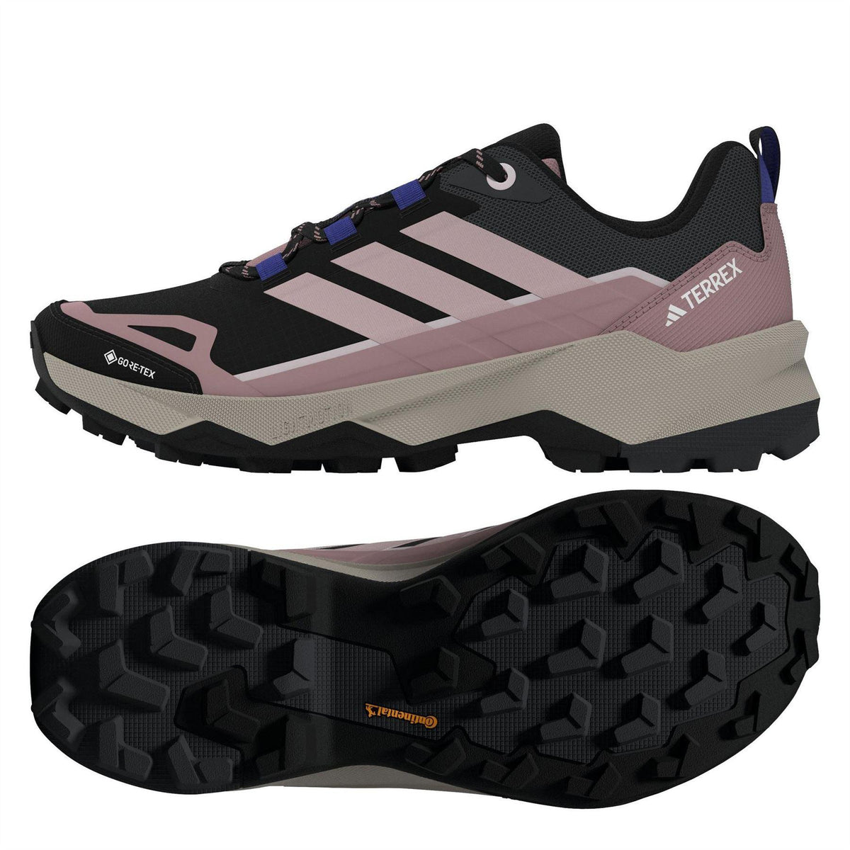 Black-Lilac - Lifestyle - Adidas Womens-Ladies Terrex Skychaser Hiking Shoes
