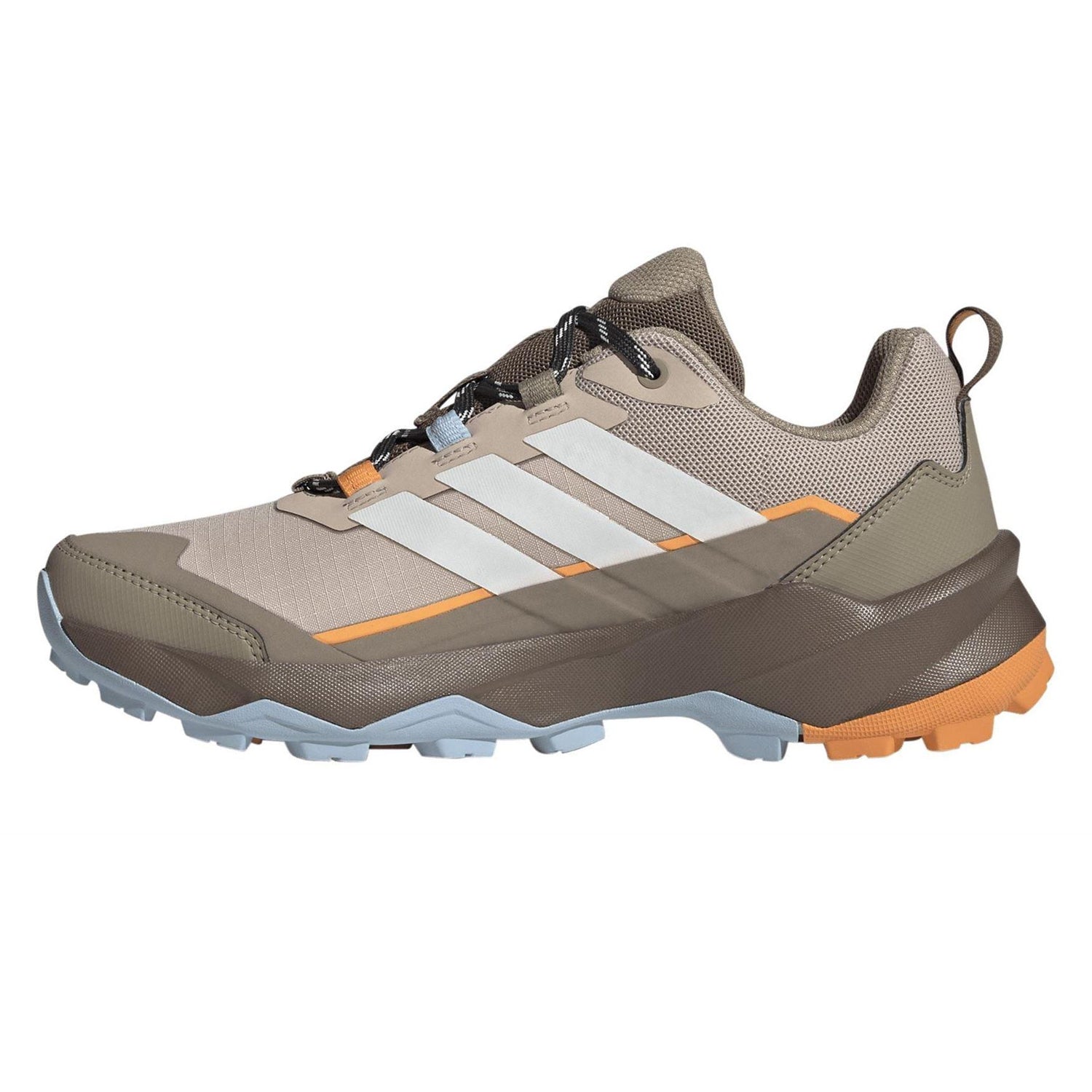 Taupe-White-Blue - Lifestyle - Adidas Womens-Ladies Terrex Skychaser Hiking Shoes