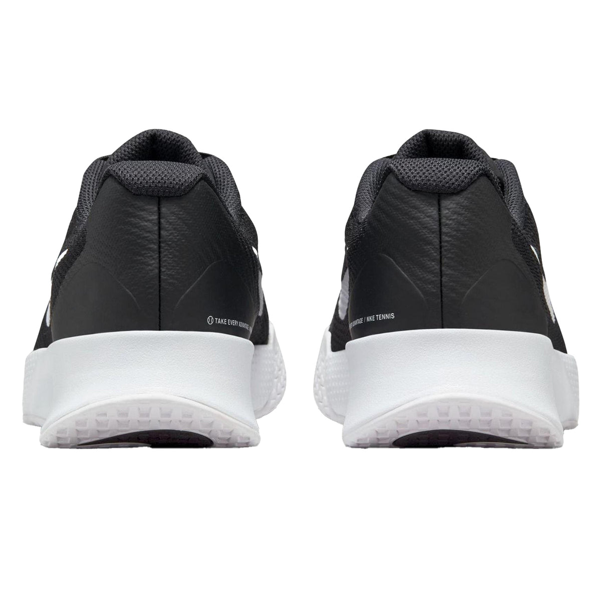 Black - Back - Nike Womens-Ladies Vapor Tennis Shoes