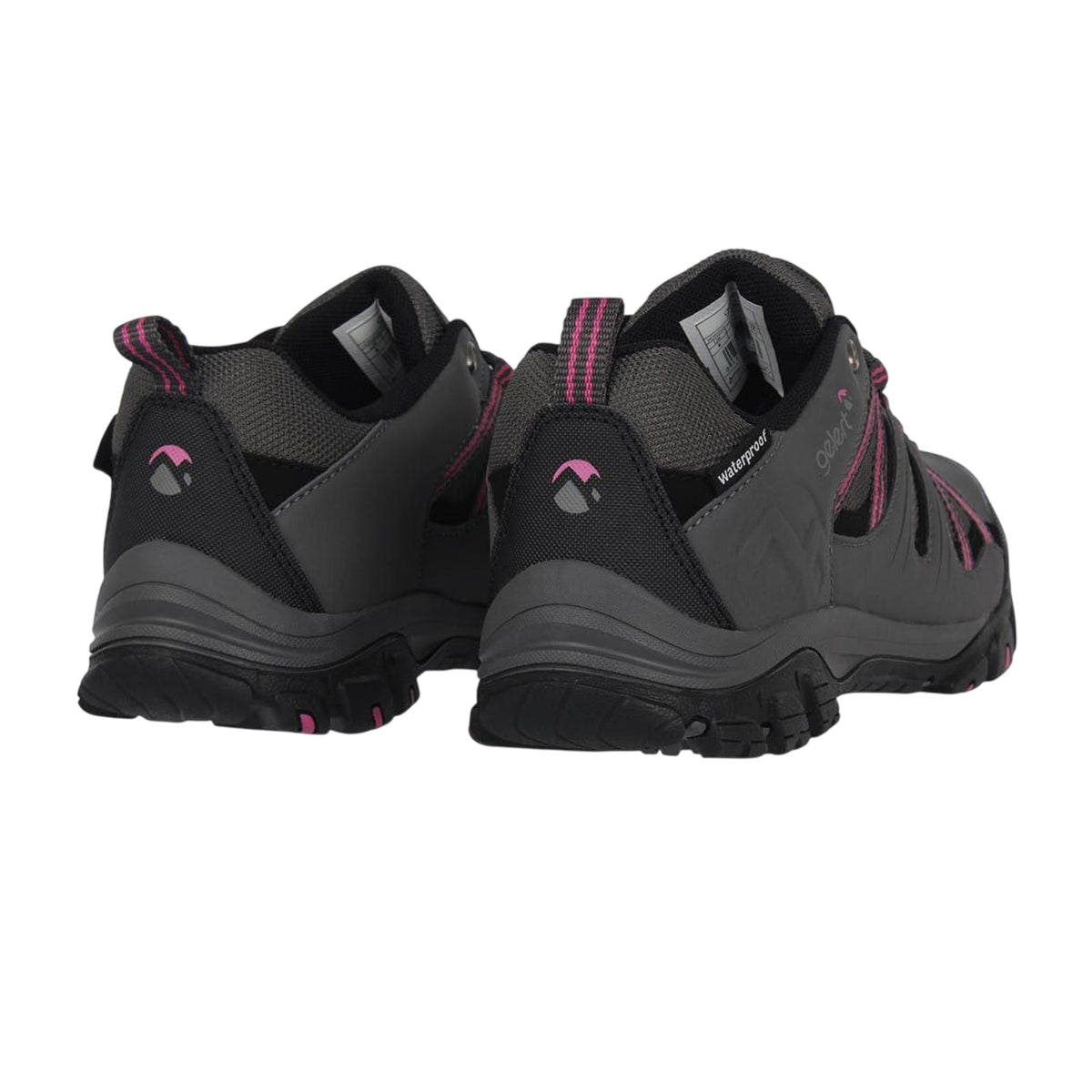 Charcoal - Back - Gelert Womens-Ladies Waterproof Walking Shoes