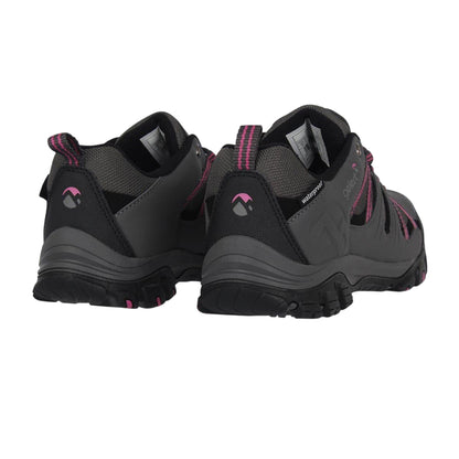 Charcoal - Back - Gelert Womens-Ladies Waterproof Walking Shoes