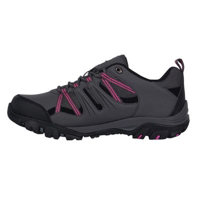 Charcoal - Side - Gelert Womens-Ladies Waterproof Walking Shoes