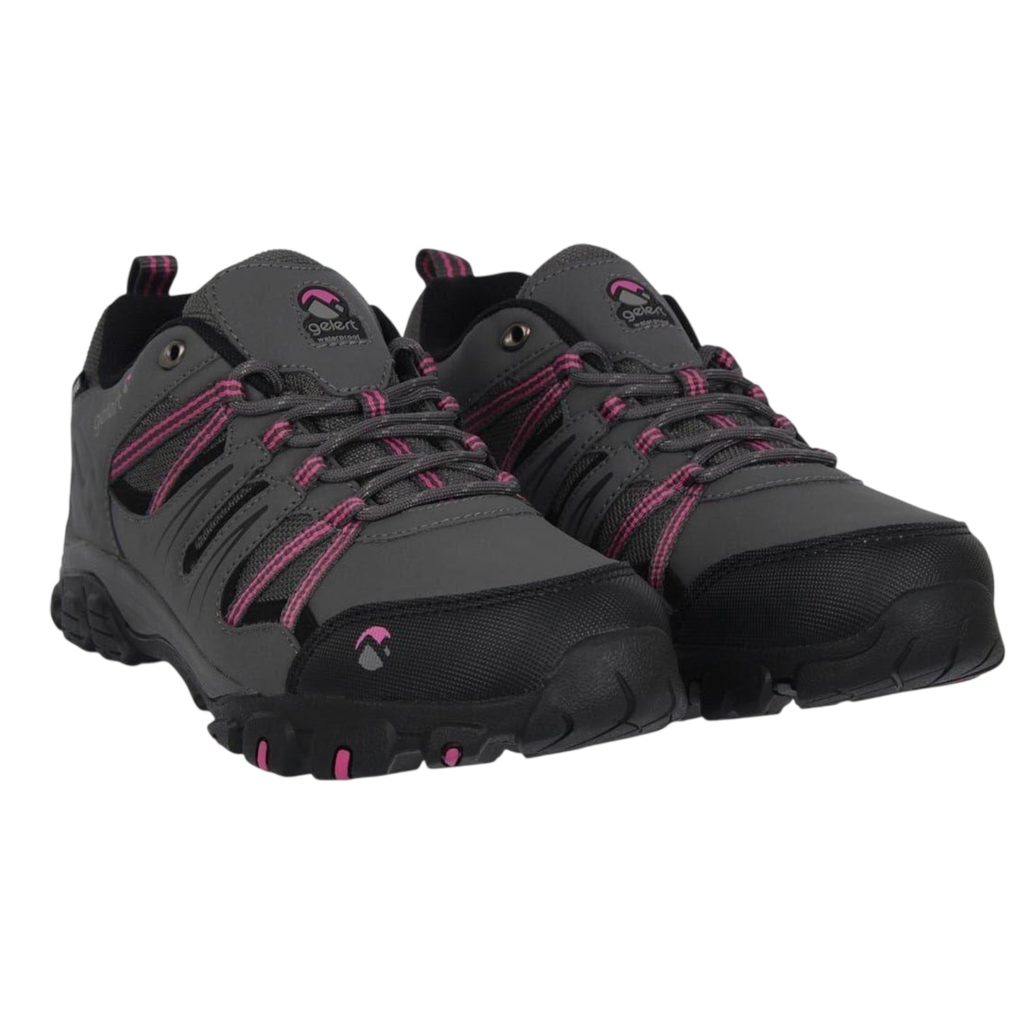 Charcoal - Lifestyle - Gelert Womens-Ladies Waterproof Walking Shoes