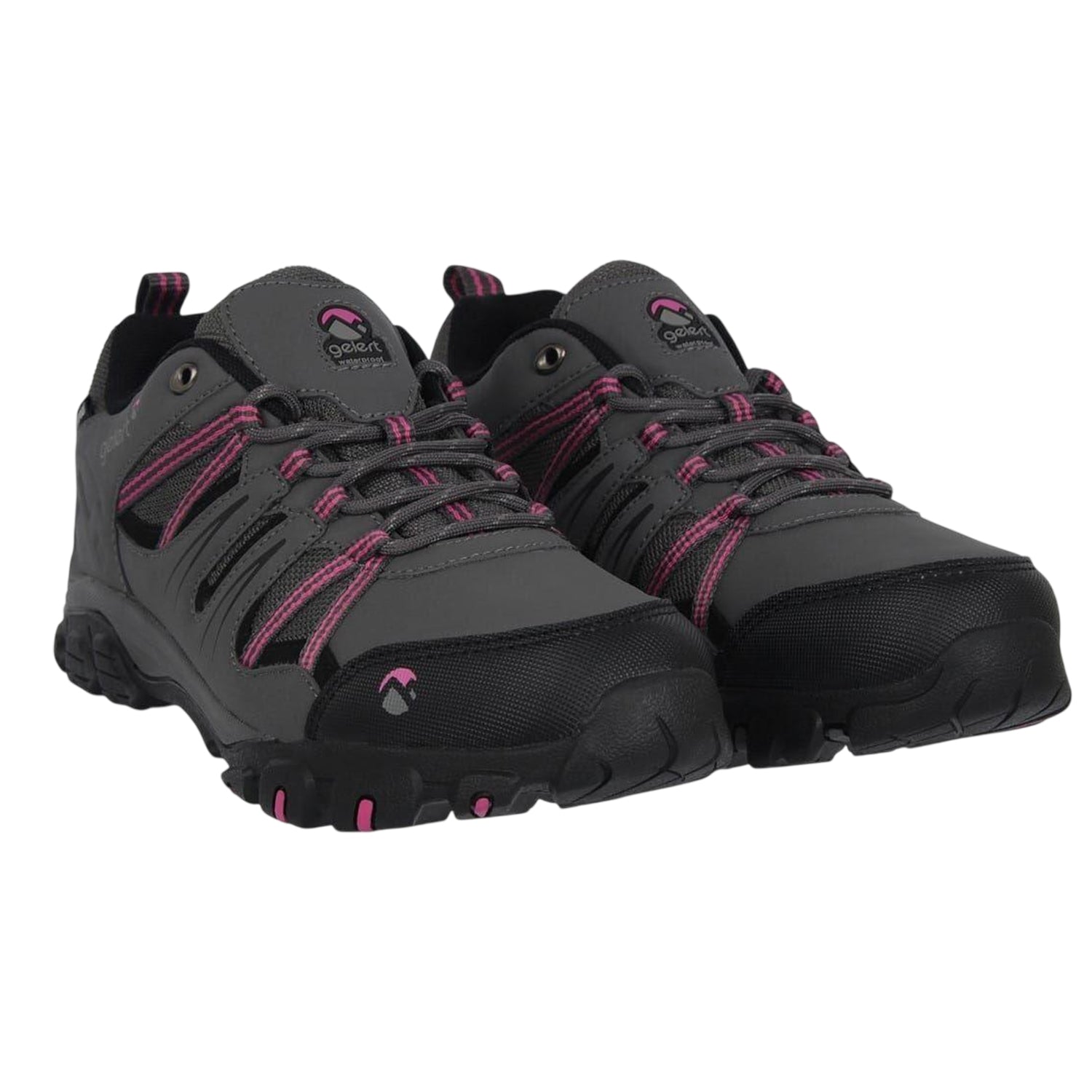 Charcoal - Lifestyle - Gelert Womens-Ladies Waterproof Walking Shoes