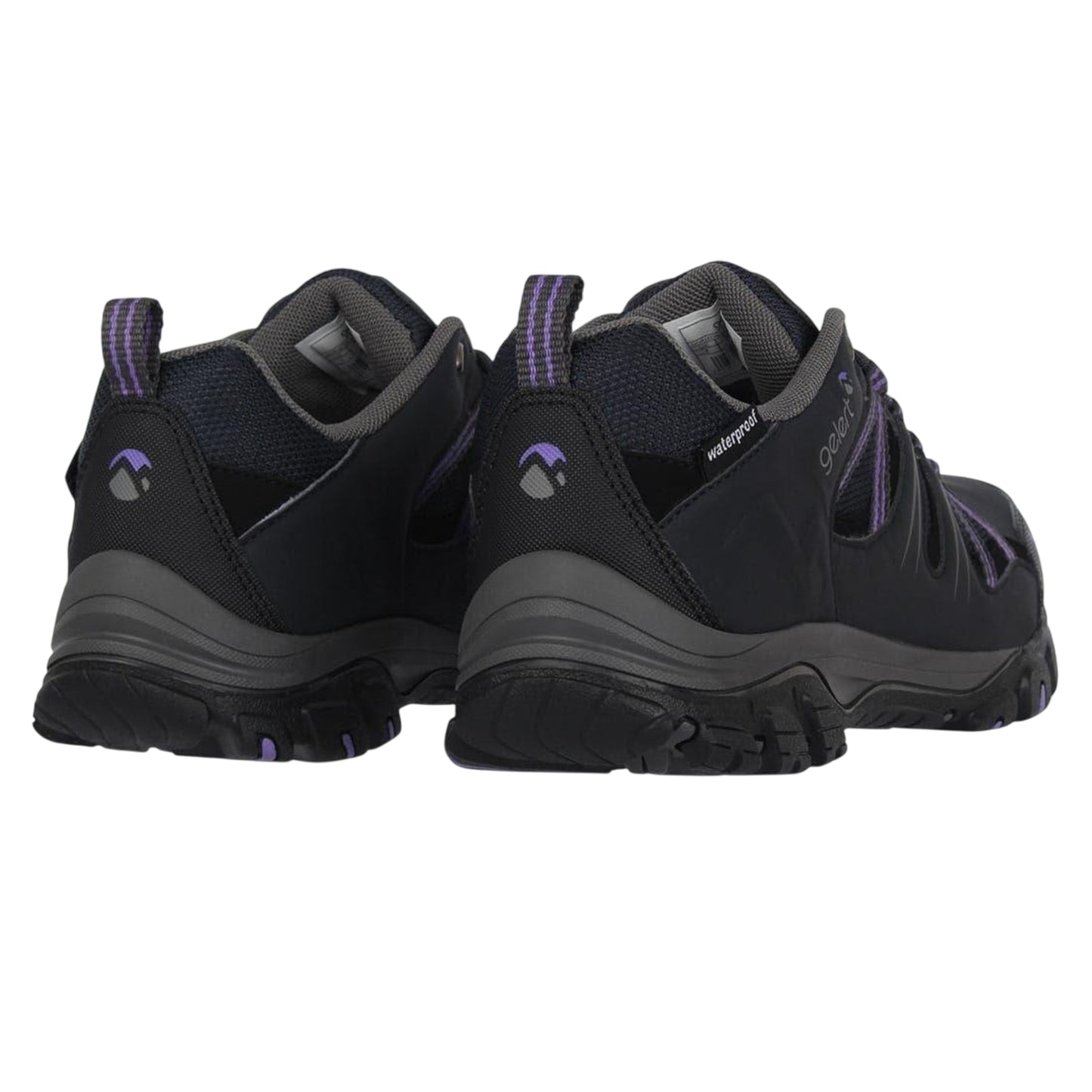 Navy - Back - Gelert Womens-Ladies Waterproof Walking Shoes
