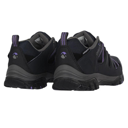 Navy - Back - Gelert Womens-Ladies Waterproof Walking Shoes