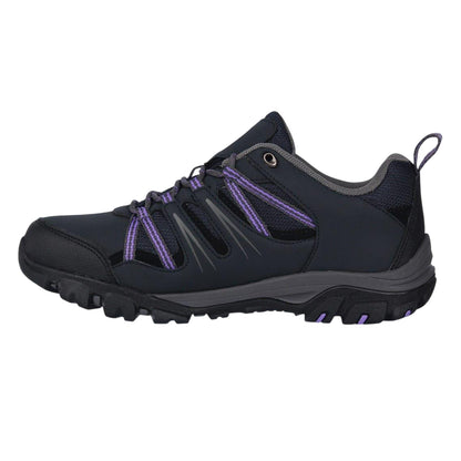 Navy - Side - Gelert Womens-Ladies Waterproof Walking Shoes