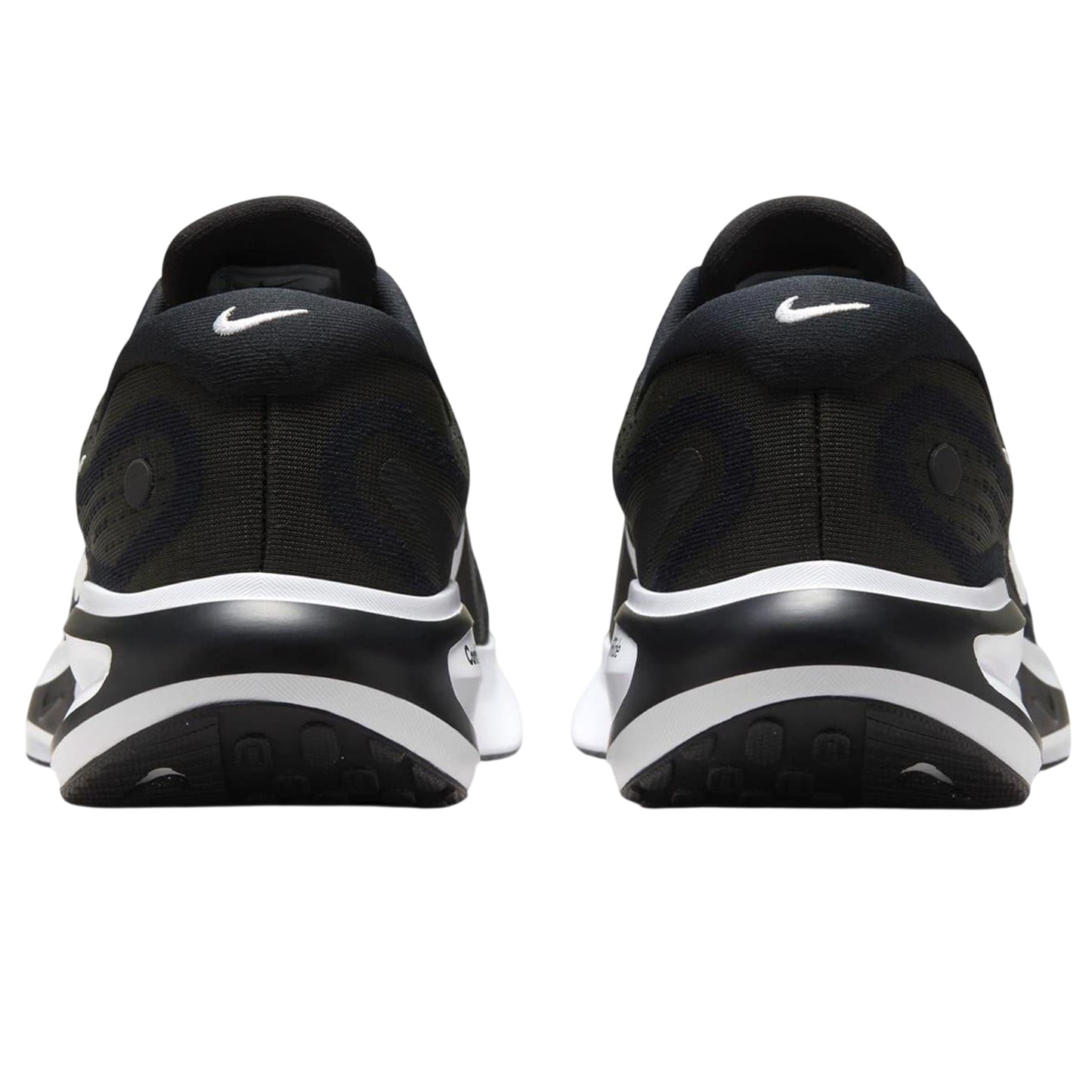 Black-White - Back - Nike Womens-Ladies Journey Running Shoes