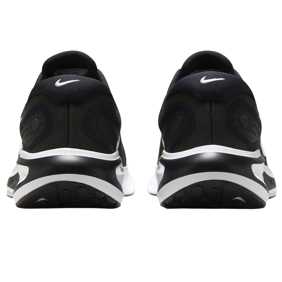 Black-White - Back - Nike Womens-Ladies Journey Running Shoes
