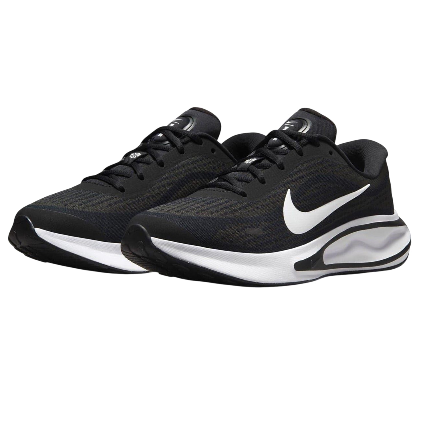 Black-White - Lifestyle - Nike Womens-Ladies Journey Running Shoes