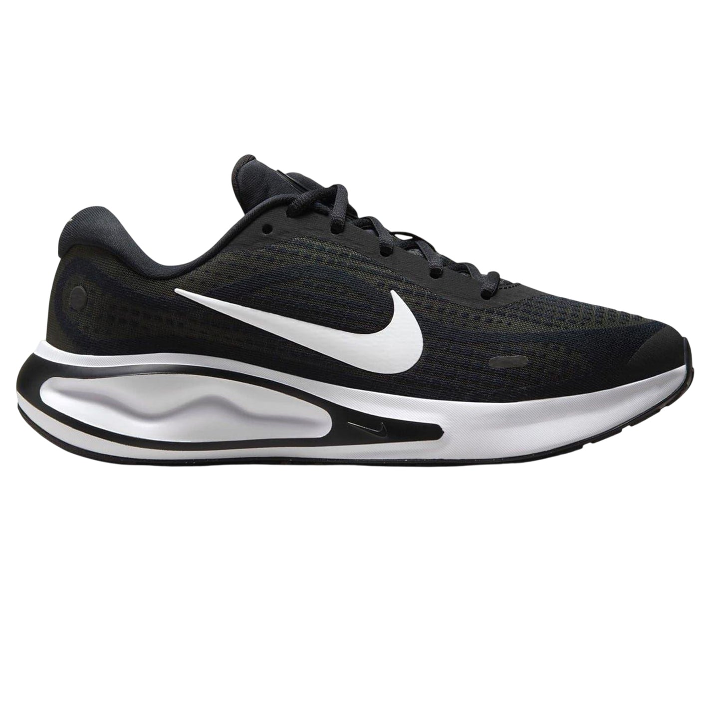 Black-White - Front - Nike Womens-Ladies Journey Running Shoes