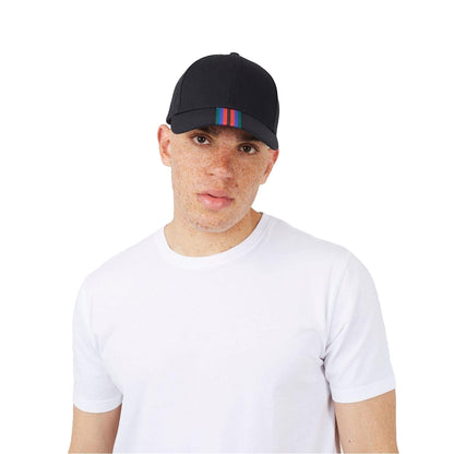 Black-Yellow - Side - Brave Soul Stripe Detail Cap