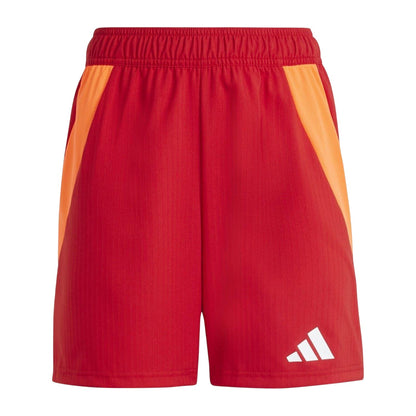 Team Power Red - Front - Adidas Boys Tiro24 Football Shorts