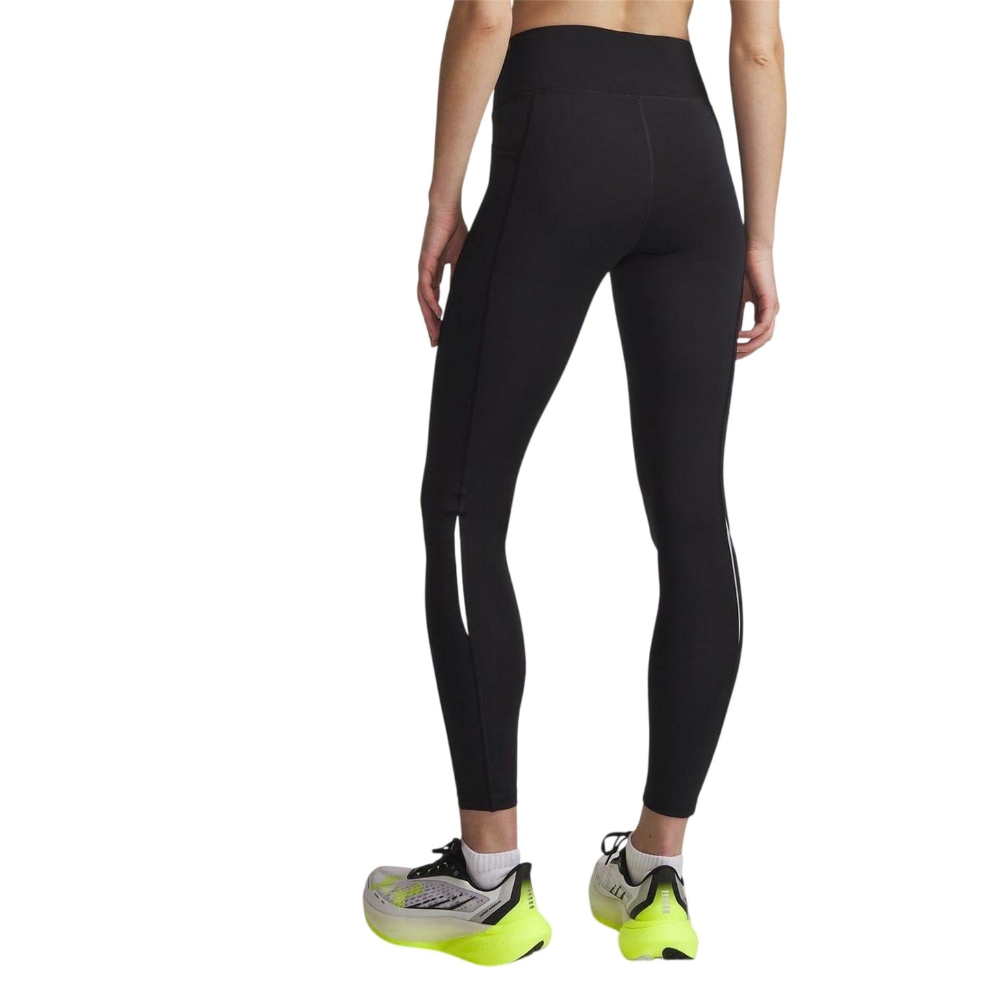 Black - Side - Under Armour Womens-Ladies Velociti High Rise Leggings