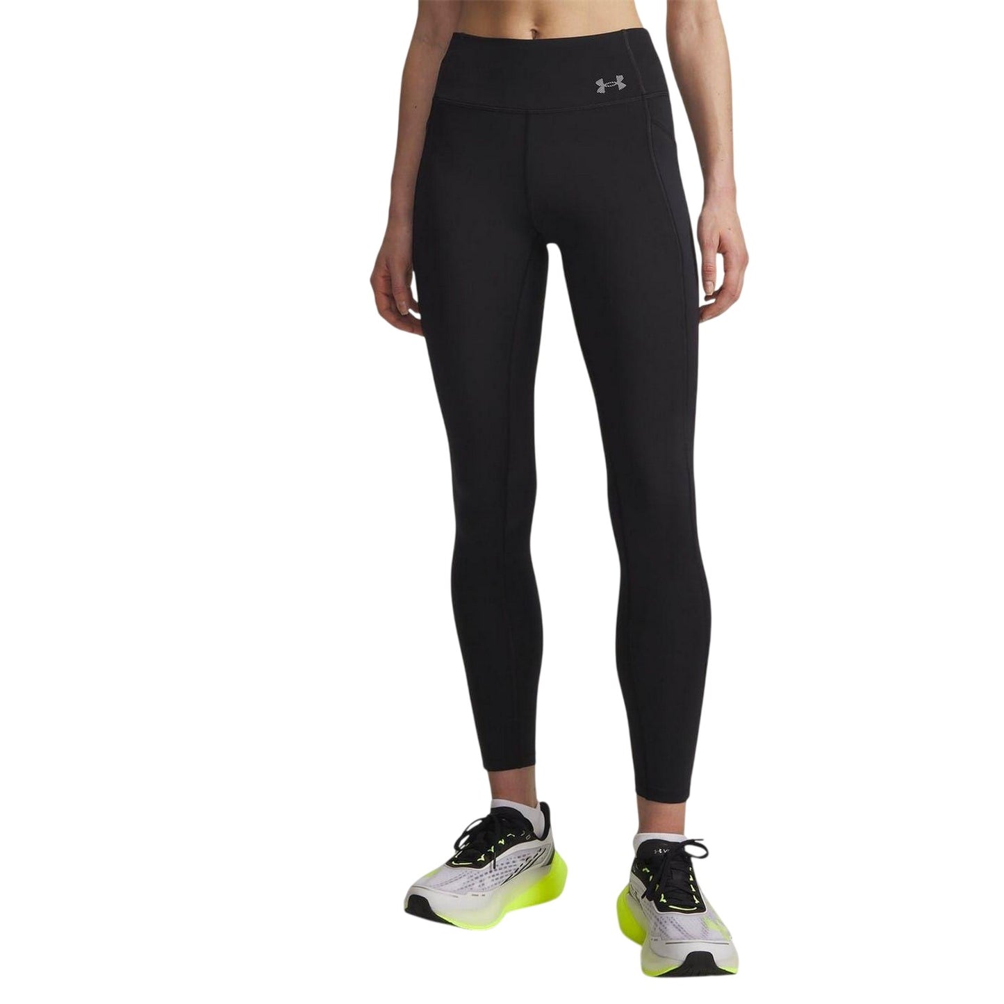 Black - Front - Under Armour Womens-Ladies Velociti High Rise Leggings