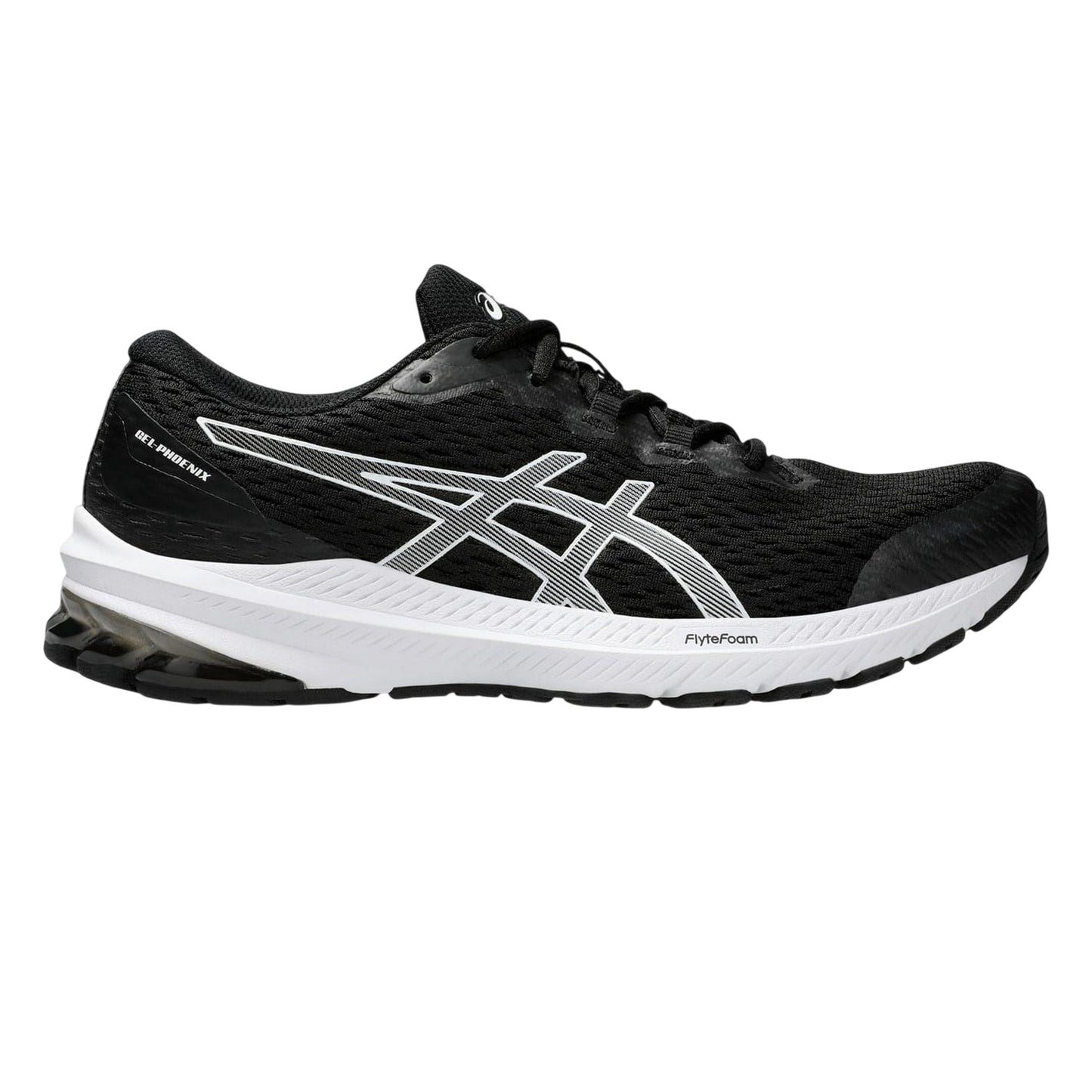 Black-White - Front - Asics Mens Gel Phoenix 12 Trainers
