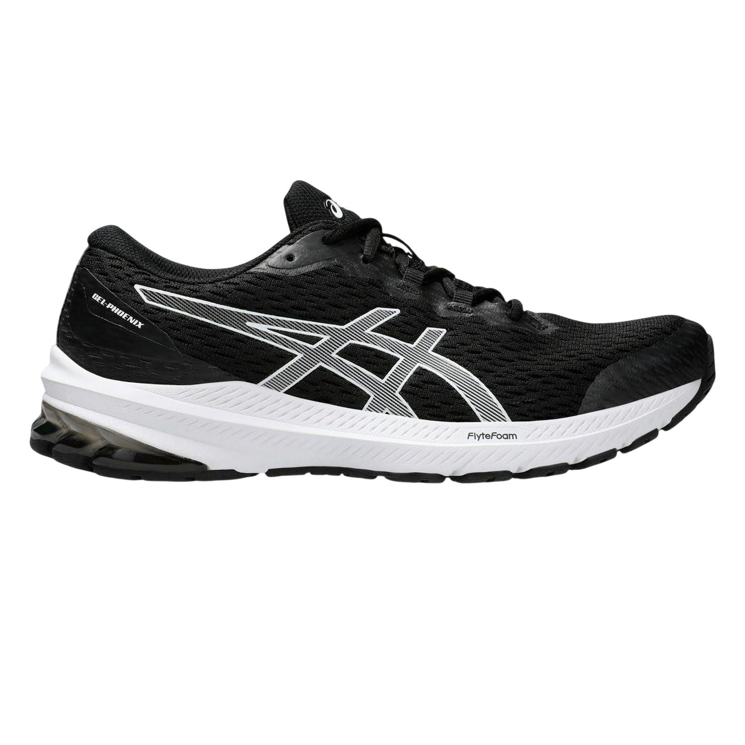 Black-White - Front - Asics Mens Gel Phoenix 12 Trainers