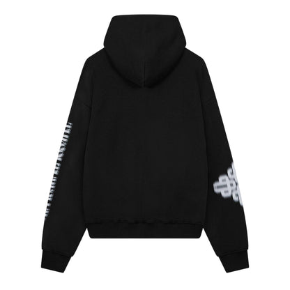 Black - Back - Couture Unisex Adult Graphic Print Drop Sleeve Hoodie