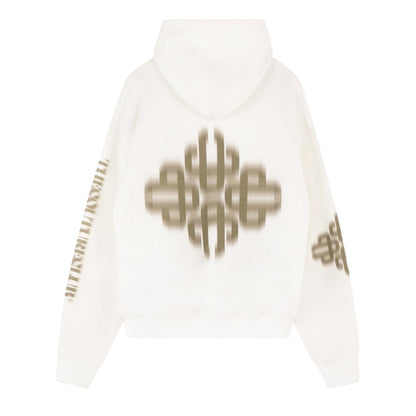 White - Back - Couture Unisex Adult Graphic Print Drop Sleeve Hoodie