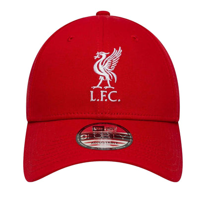 Red - Front - Liverpool FC Embroidered Logo Football Baseball Cap