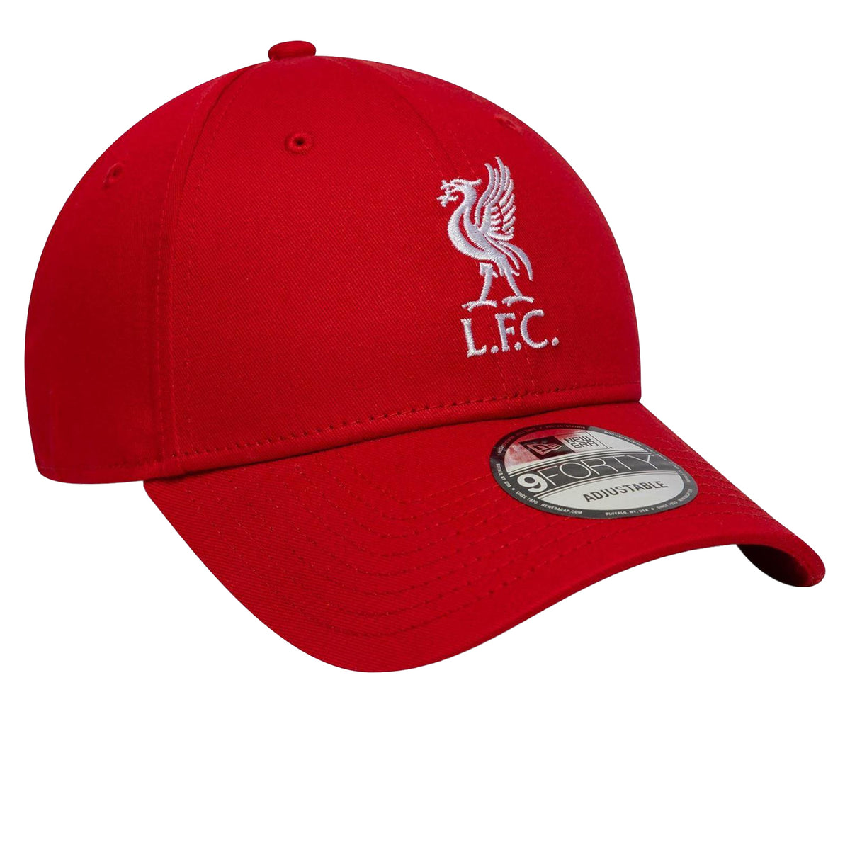 Red - Side - Liverpool FC Embroidered Logo Football Baseball Cap