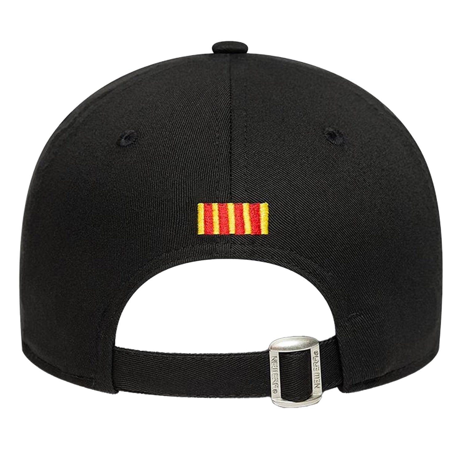 Black - Back - FC Barcelona Embroidered Logo Baseball Cap