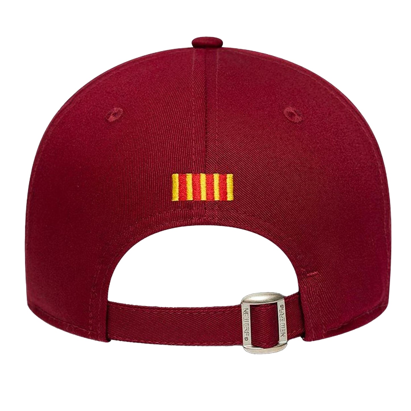 Dark Red - Back - FC Barcelona Embroidered Logo Baseball Cap