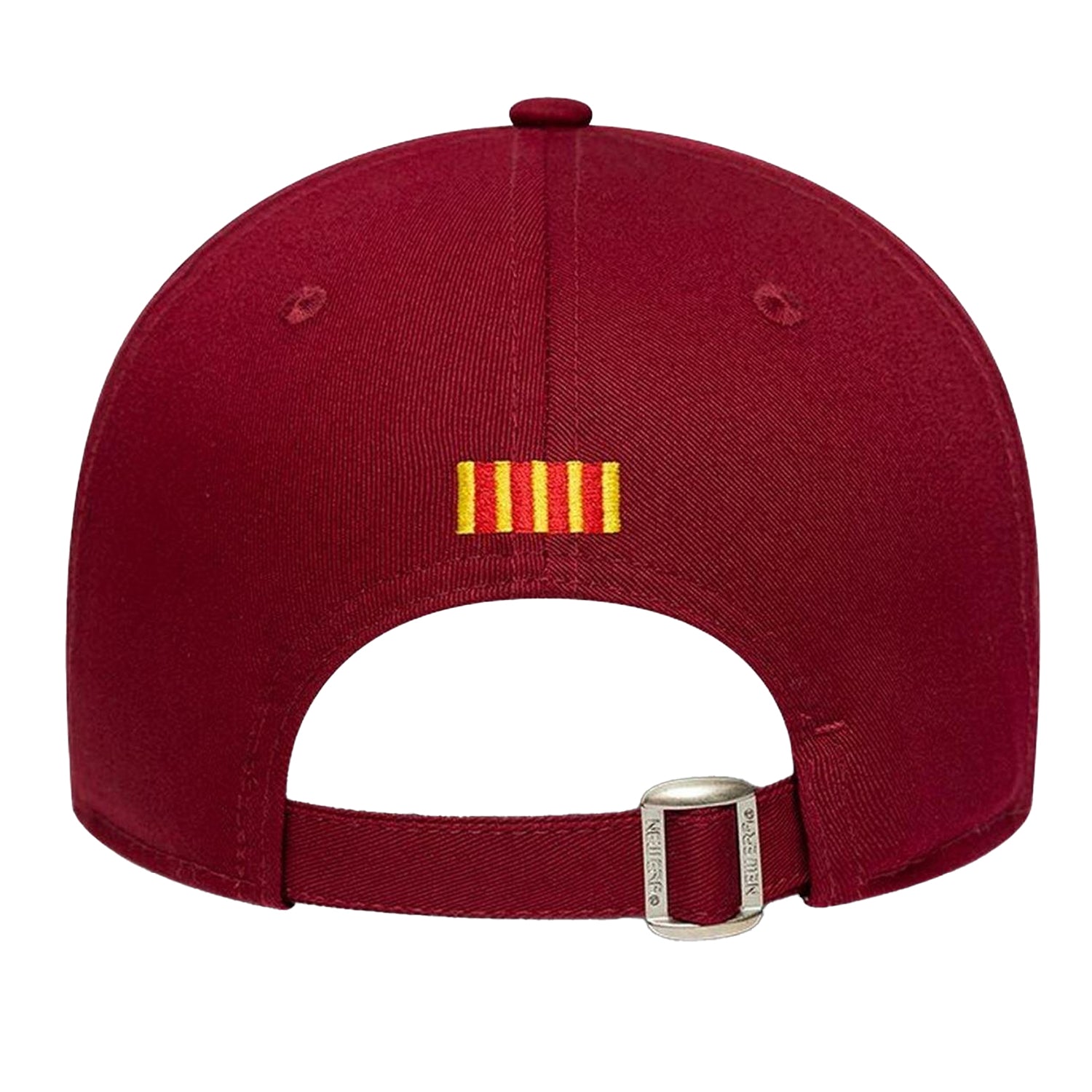 Dark Red - Back - FC Barcelona Embroidered Logo Baseball Cap