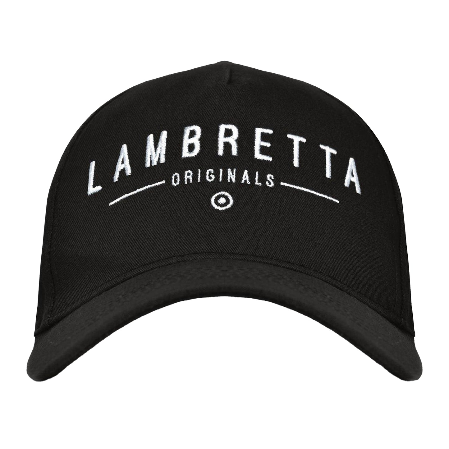 Black - Front - Lambretta Originals Cotton Blend Baseball Cap