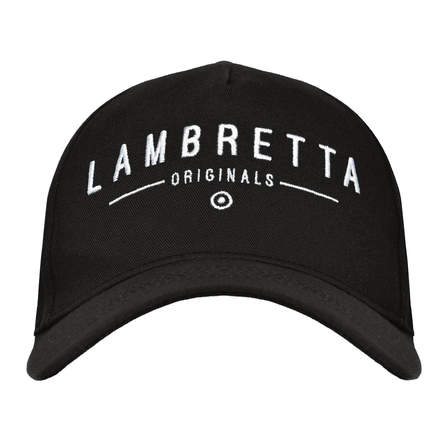 Black - Front - Lambretta Originals Cotton Blend Baseball Cap