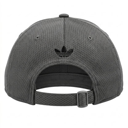 Grey-Black - Back - Adidas Unisex Adult Climacool Embossed Baseball Cap