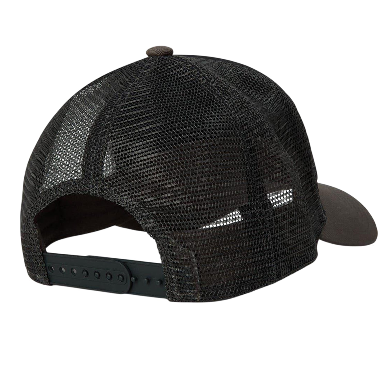 Black - Back - Christian Rose Unisex Adult License Plate Casual Trucker Cap