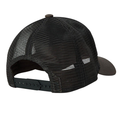 Black - Back - Christian Rose Unisex Adult License Plate Casual Trucker Cap