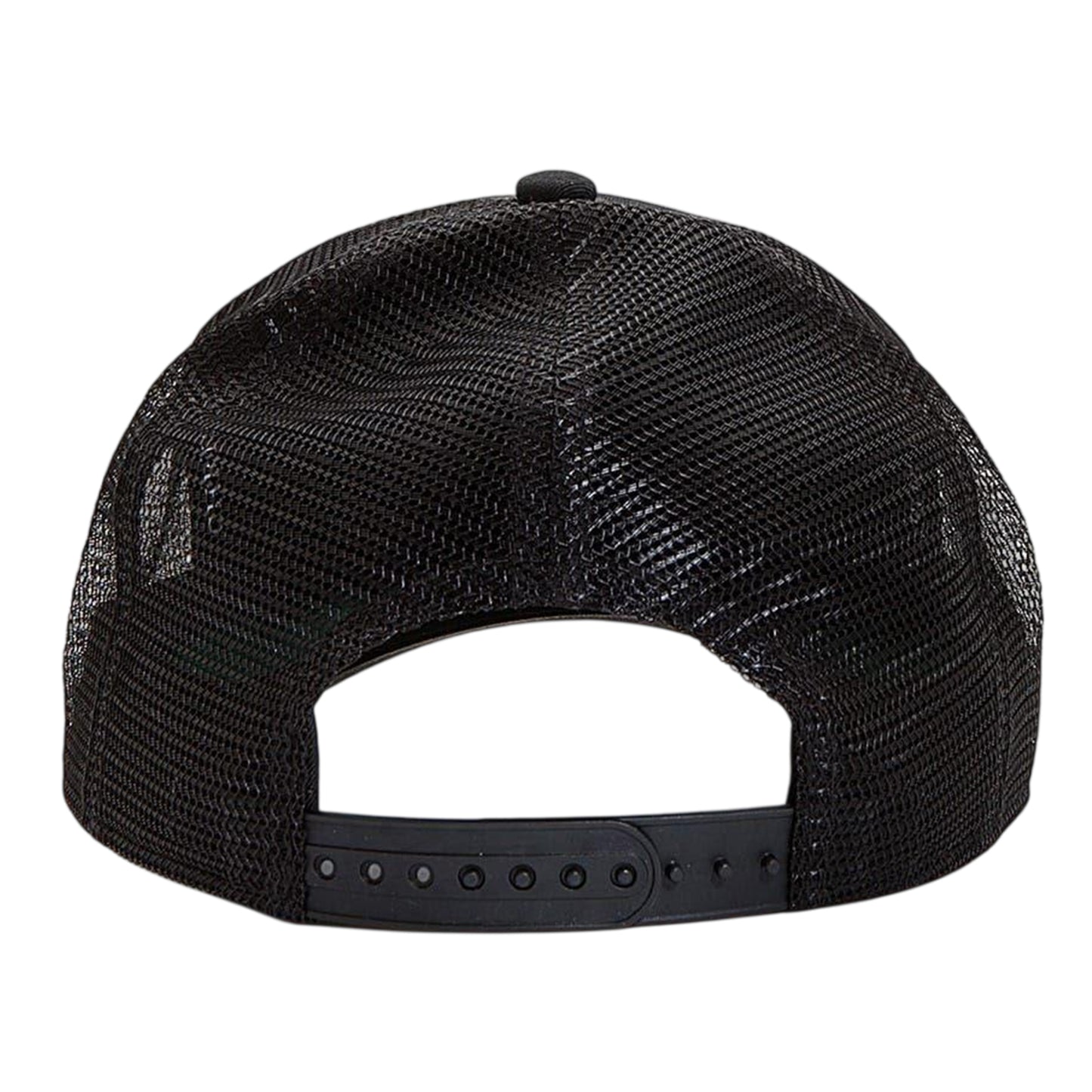 Black - Back - Christian Rose Baby Trucker Cap