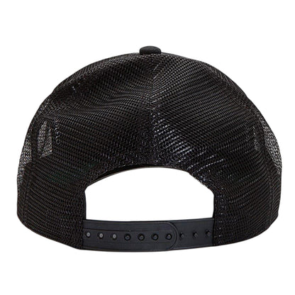 Black - Back - Christian Rose Baby Trucker Cap