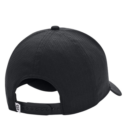 Black - Back - Under Armour Mens Logo Snapback Cap
