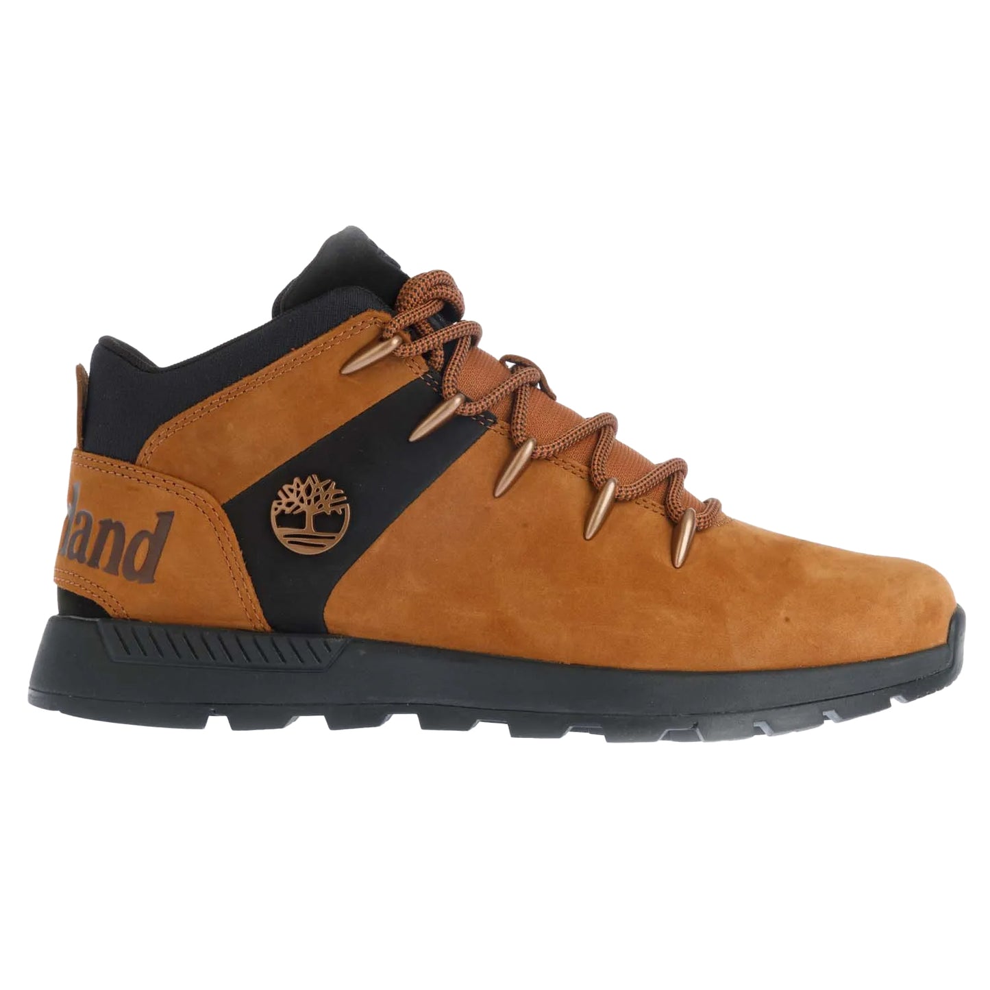 Rust - Side - Timberland Unisex Adult Mid Cut Lace Up Trainers